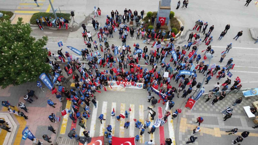Çankırı’da wurde der 1. Mai, der Tag der Arbeitnehmer, in einer fröhlichen Atmosphäre gefeiert.