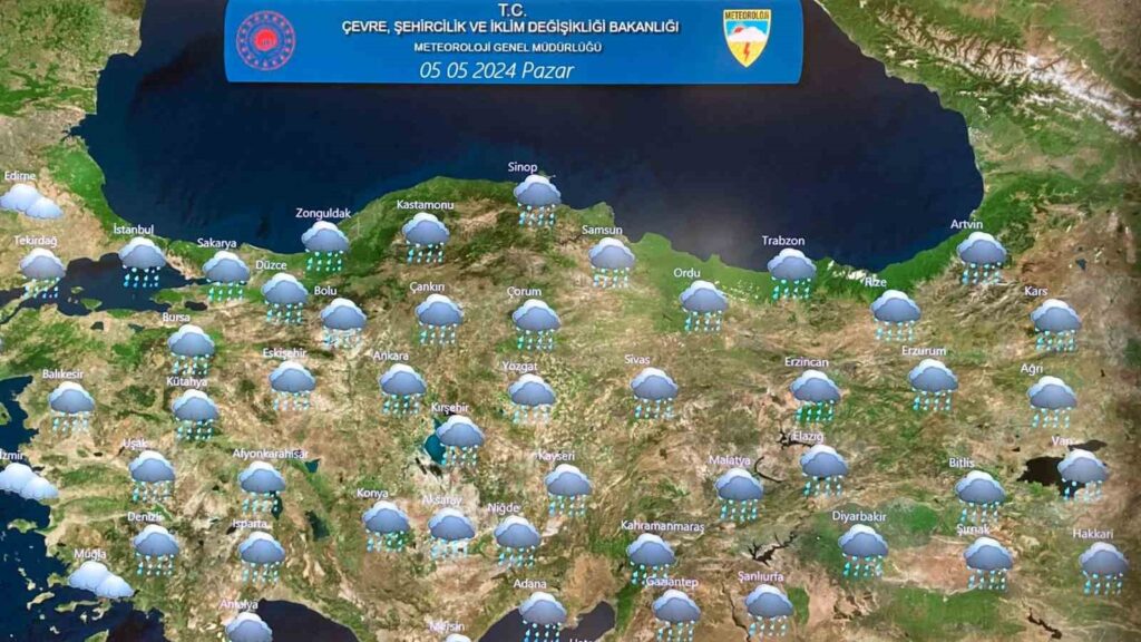 Meteorologe Yusuf Ziya Yavuz gibt Wochenendwettervorhersagen.