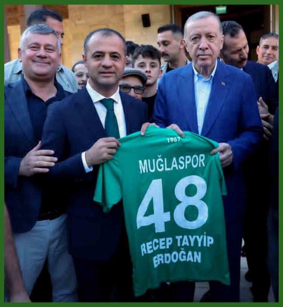 Muğlaspor Vereinspräsident Kıyanç besucht Präsident Erdoğan