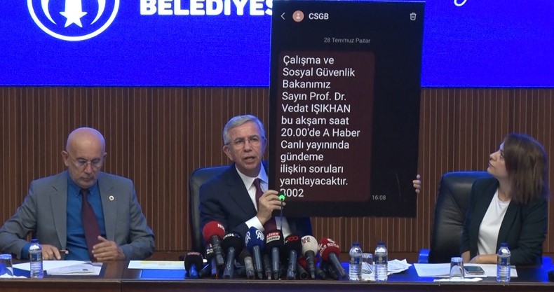 ABB Präsident Mansur Yavaş von “SGK Schulden” Erklärung