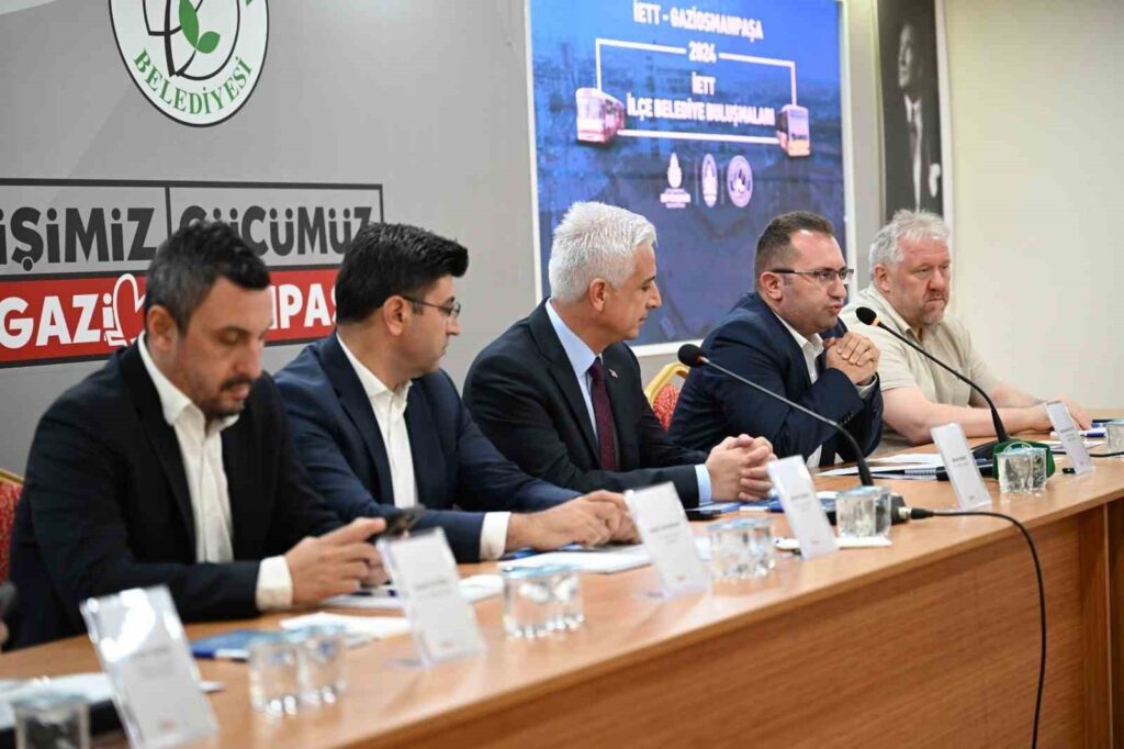 Die Gemeinde Gaziosmanpaşa hat ein Treffen mit den IETT-Vertretern zu den ‘2024 IETT Bezirksgemeindetreffen’ abgehalten.