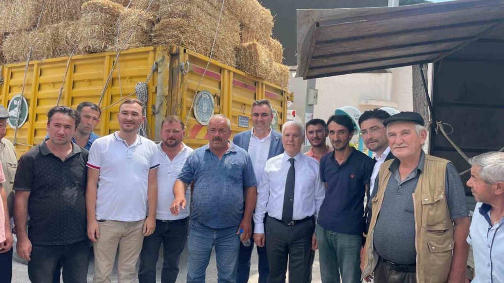 Unterstützung für Landwirte aus der Metropole… Bürgermeister Bozbey verteilte sie persönlich