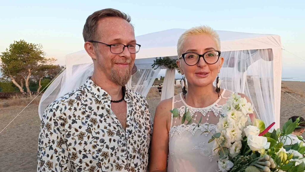 Die Liebe des russischen und ukrainischen Paares wurde in Antalya mit einer Hochzeit gekrönt.