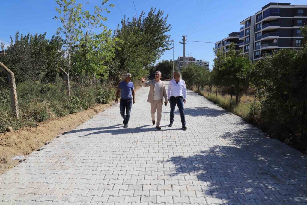 Im Stadtteil Zafer wurden 6.000 Quadratmeter Straße gebaut.