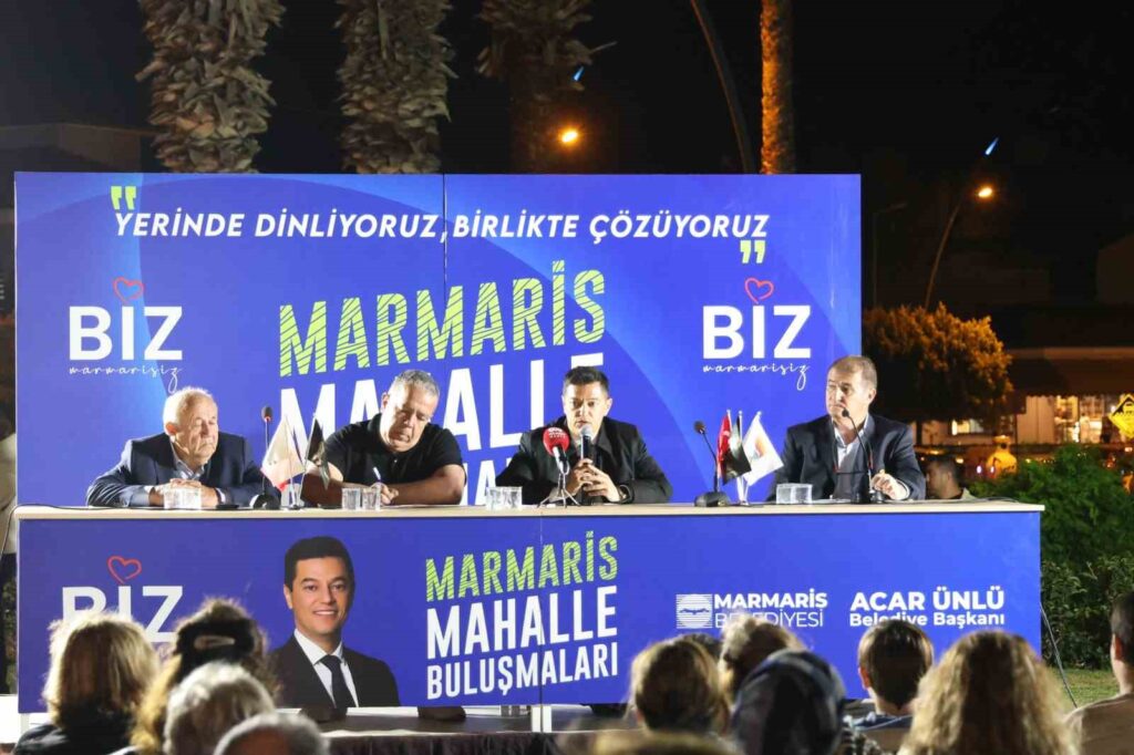 Die Nachbarschaftstreffen in Marmaris haben in İçmeler begonnen.