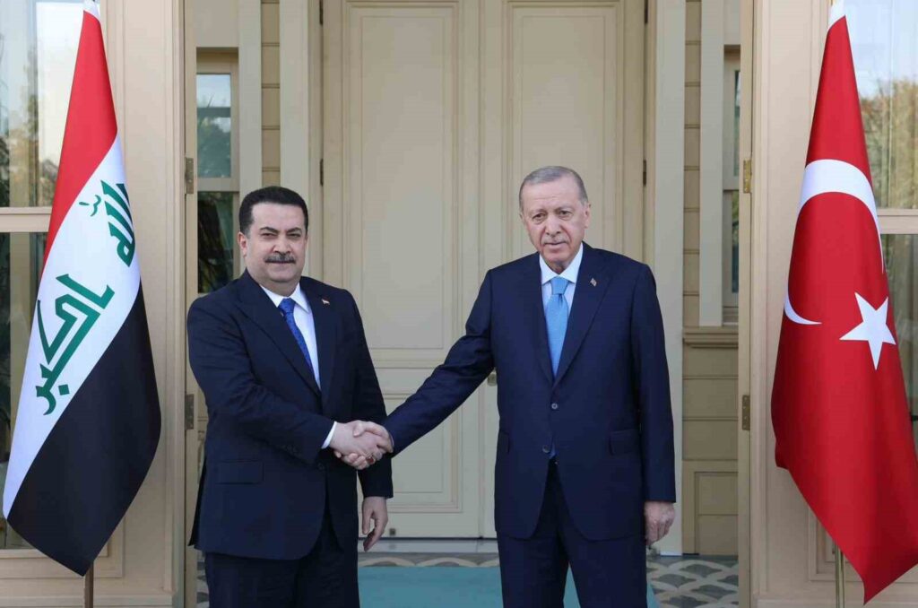 Präsident Erdoğan empfing den irakischen Premierminister Sudani.