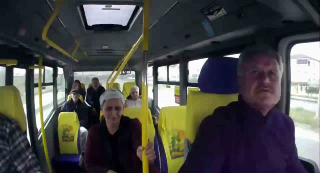 Comportamiento sensible de los conductores de minibús de Karasu