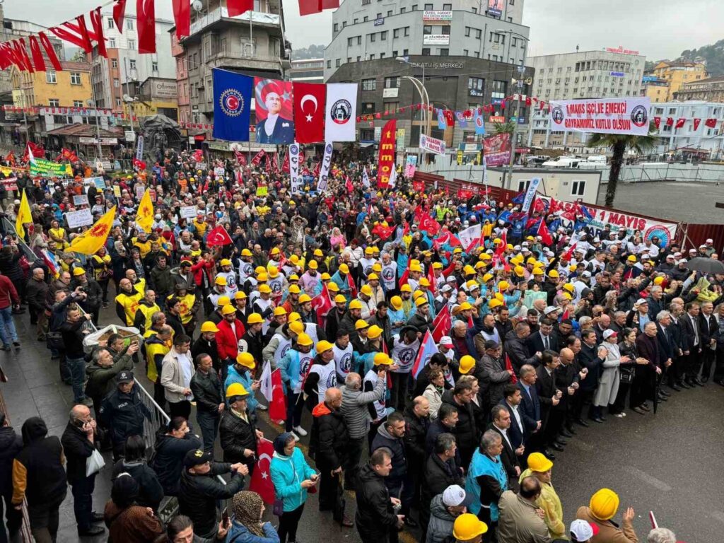 Día Internacional de los Trabajadores en Zonguldak
