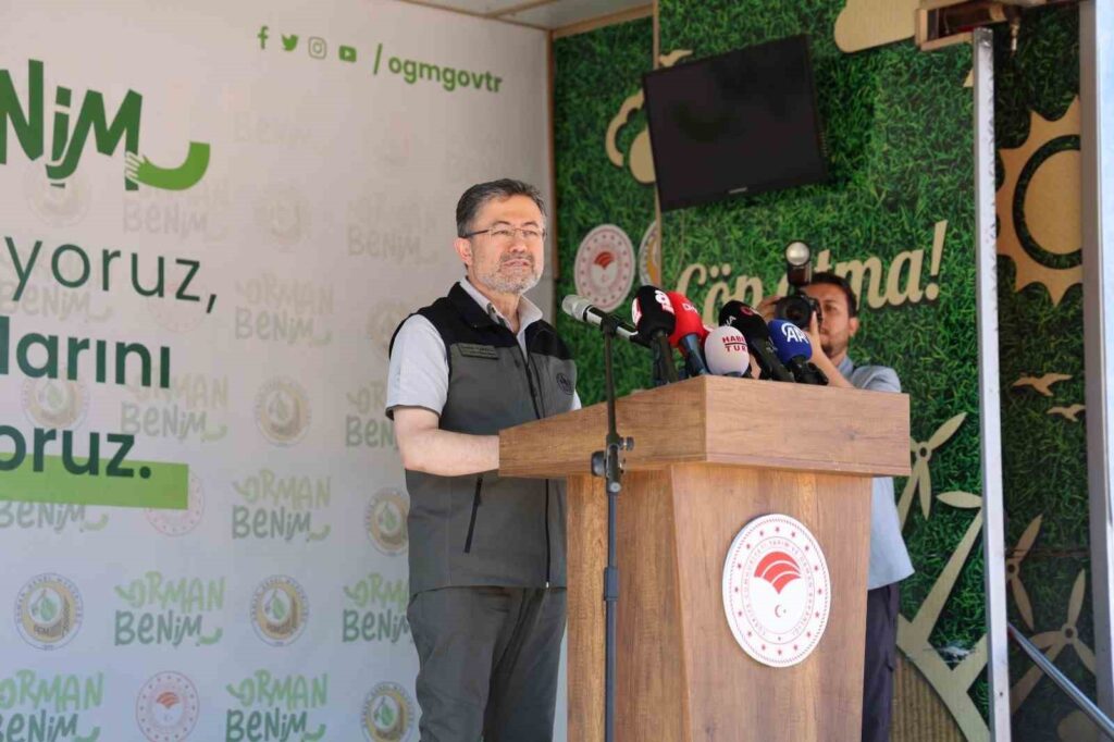 Discurso del Ministro de Agricultura y Bosques, Ibrahim Yumaklı, y Medidas Importantes en la Lucha contra los Incendios Forestales