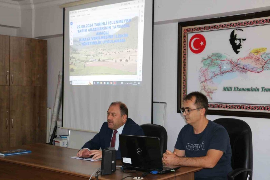 Se discutió el arrendamiento de tierras no cultivadas en Erzincan.