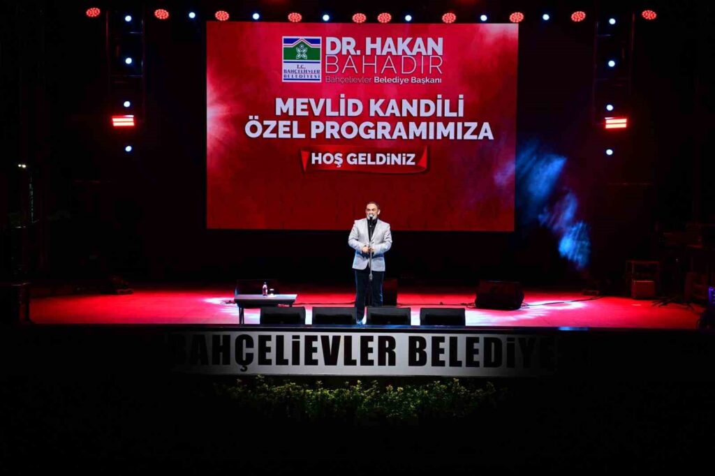 Se llevó a cabo un programa especial por la Noche de Mevlid en Bahçelievler.