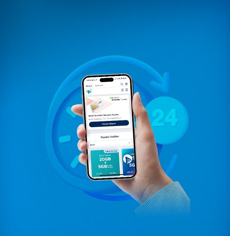 Nouvelle application de livraison rapide pour les demandes de lignes de Türk Telekom
