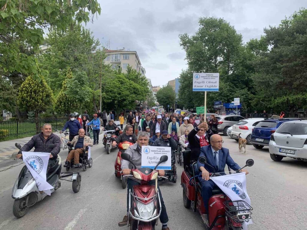 Semaine de sensibilisation des personnes handicapées de Kırklareli – Marche de sensibilisation