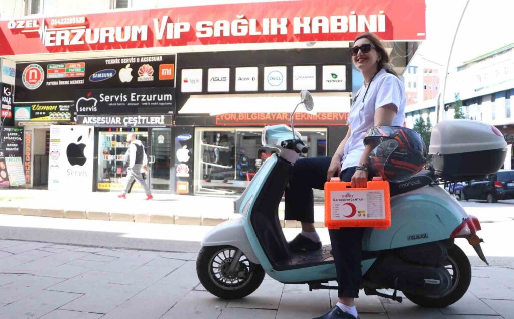Erzurum a établi la première cabine de santé