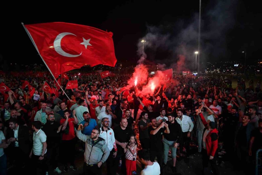 Les habitants de Kayseri ont vécu l’excitation des quarts de finale au parc Millet.