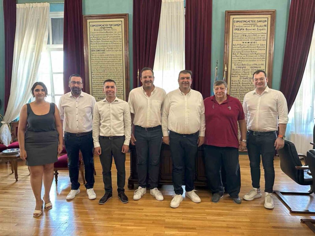 Visite d’une délégation de la municipalité de Seferihisar à Samos.