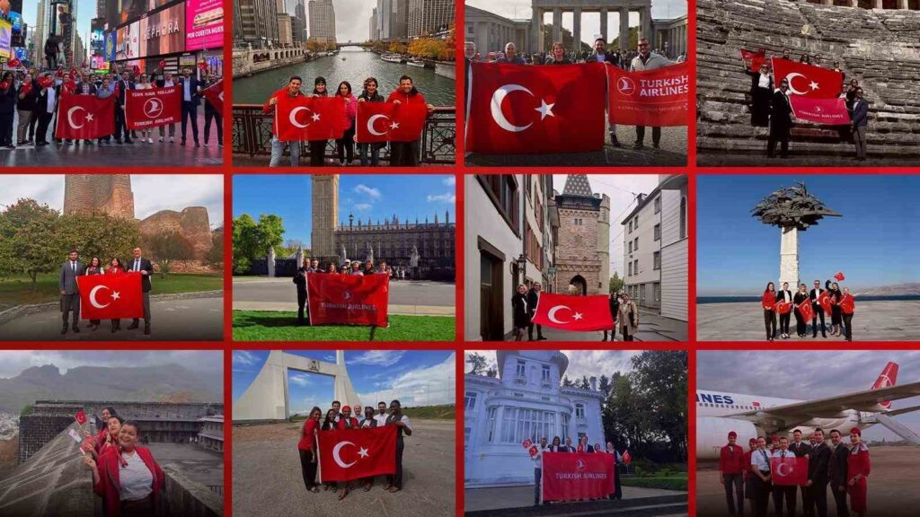 Célébration de la fête de la République du 29 octobre par Turkish Airlines