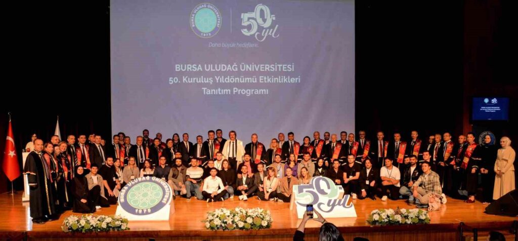 Le 50e anniversaire de la fondation de l’Université de Bursa sera célébré de manière festive.