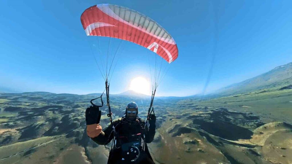 Il record europeo di parapendio è stato battuto sul Monte Ararat
