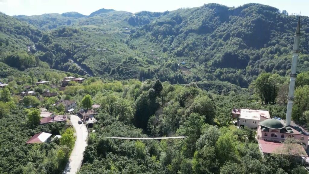 A Construction Marvel in the Natural Beauty of Samsun: Hanging Bridge