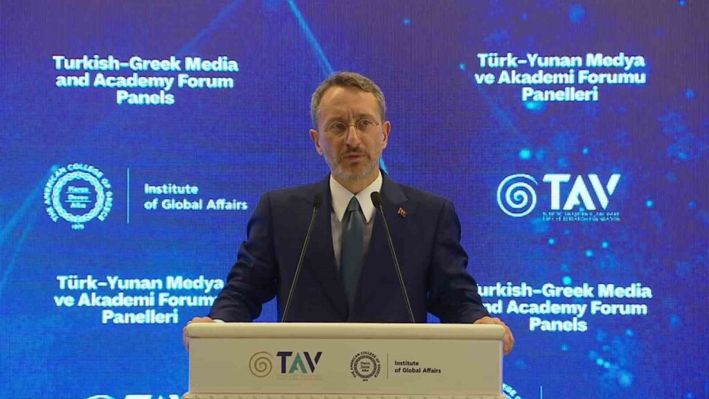 Assessment by Fahrettin Altun on Turkey-Greece Relations