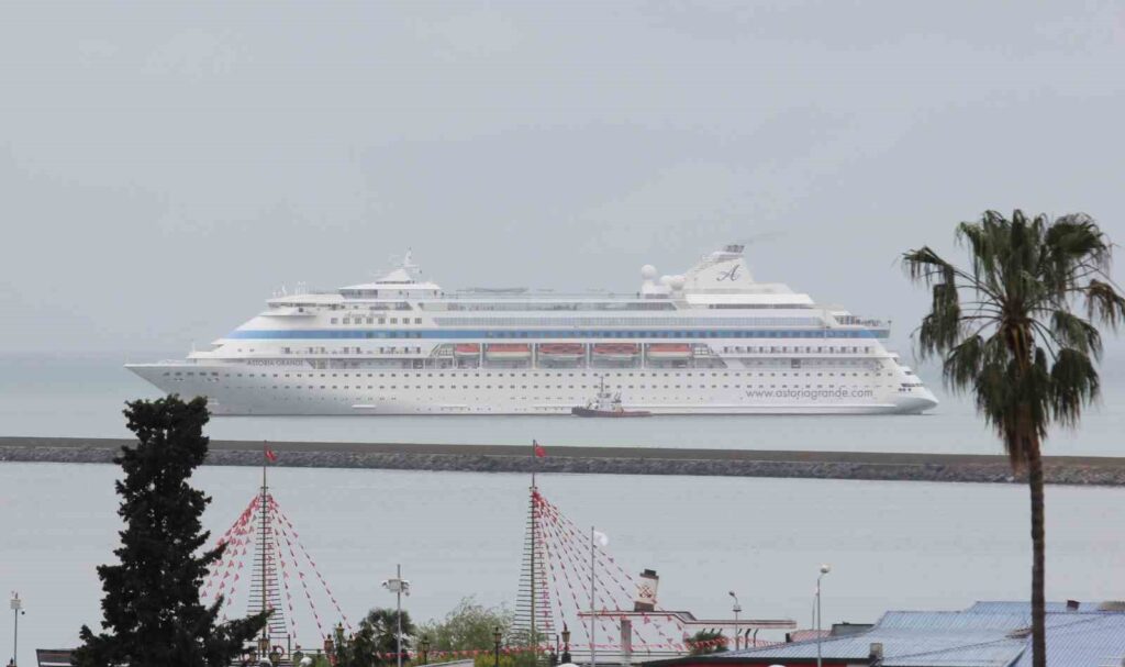 Cruise Ship Named Astoria Grande Arrived at Samsun Port for the 3rd Time