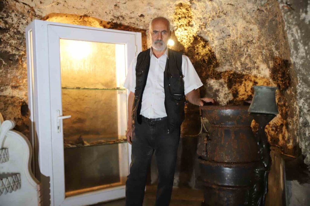 Discovered a thousands of years old bath cave under the museum filled with antiques