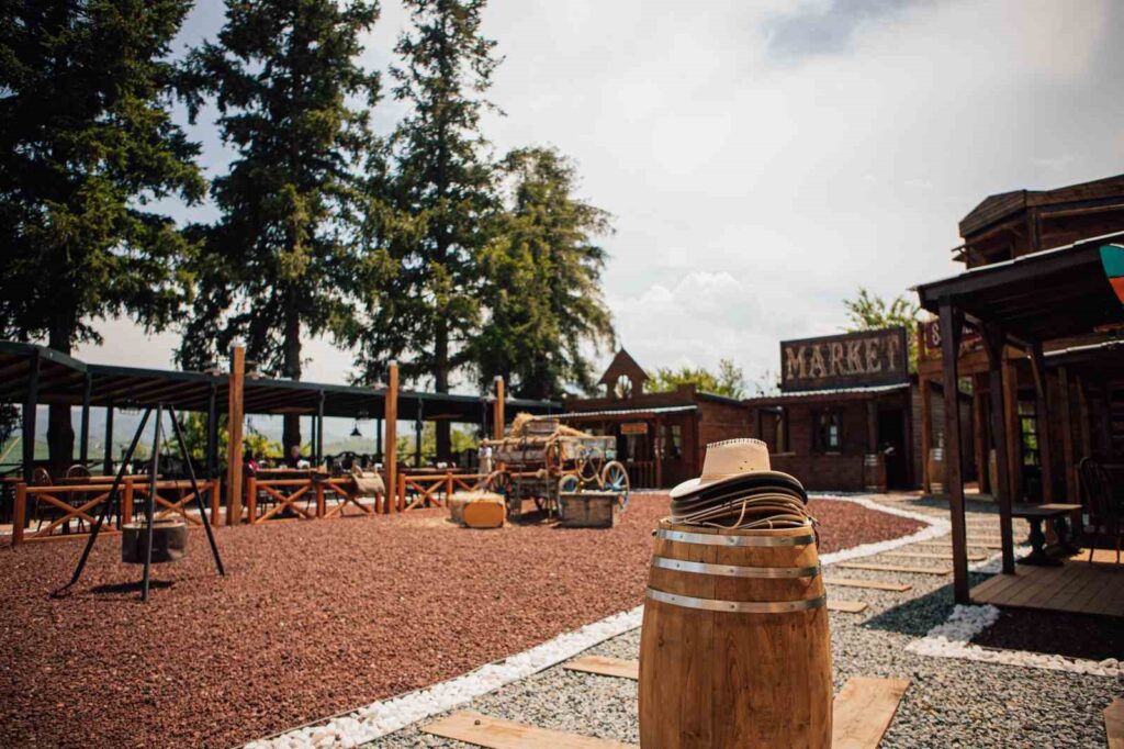 He was inspired by the cowboy movies he watched as a child and established the facility he had dreamed of