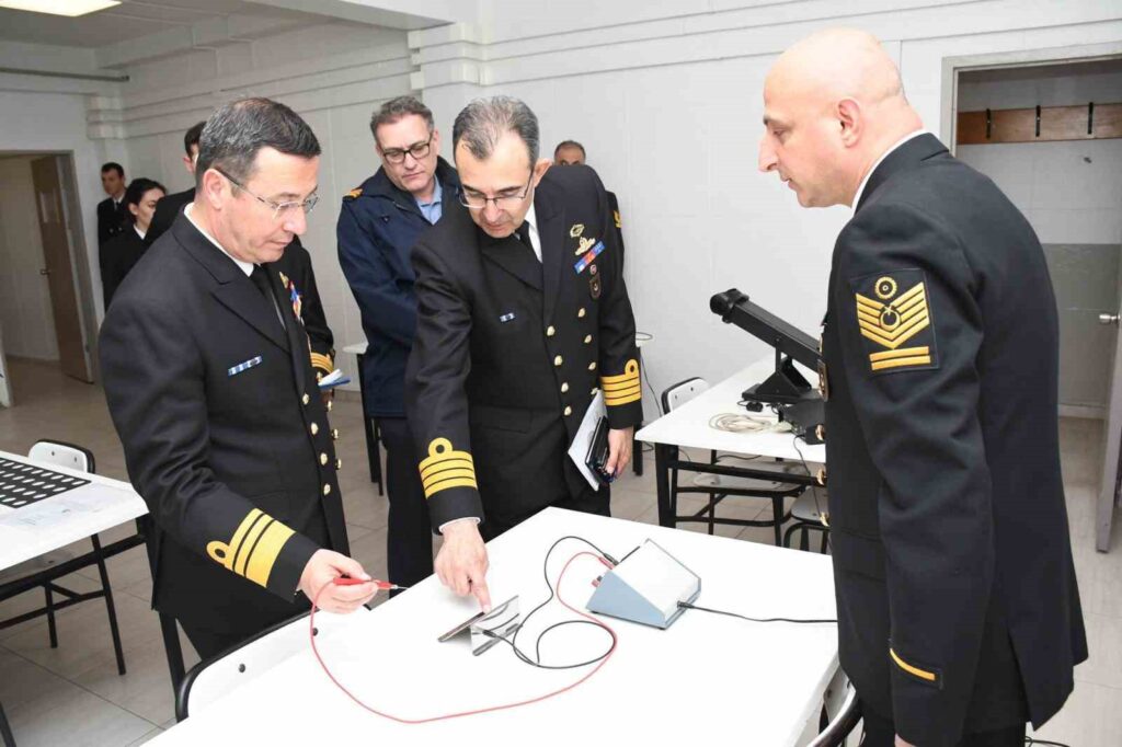Inspection was carried out at the Naval Petty Officer Vocational School