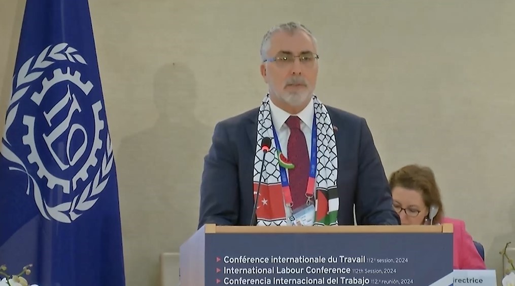 Call from Minister Işıkhan to international unions for Palestine