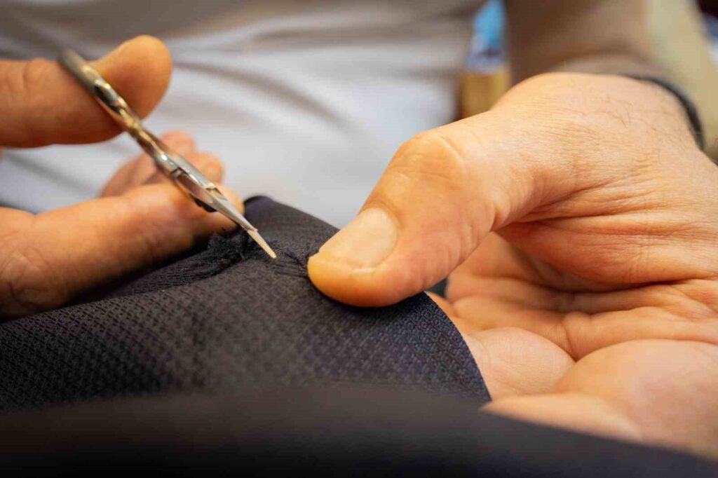 Her job is just ‘knitting’: She weaves clothes stitch by stitch and contributes to the economy