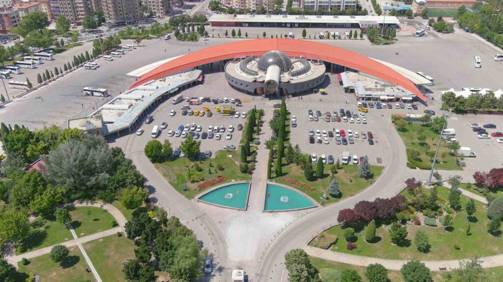 There was a holiday rush at Konya Bus Terminal