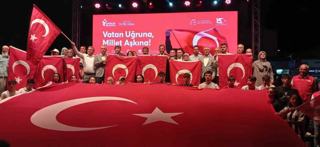 A commemoration program was held in Esenler on the 8th anniversary of the treacherous coup attempt on July 15th.