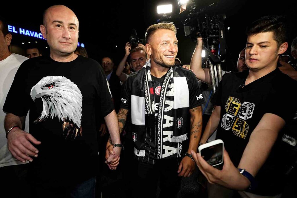 Beşiktaş’s new signing Immobile is in Istanbul.