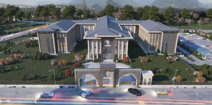 Construction has begun on the new service buildings of the Erzincan Provincial Police Department