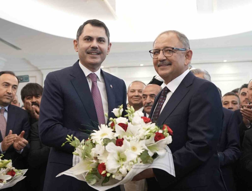 Handover ceremony at the Ministry of Environment, Urbanization and Climate Change