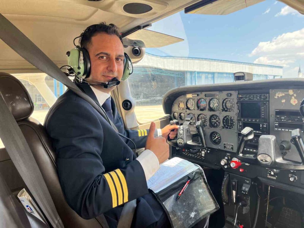 He left medical school to pursue his childhood dream of becoming a pilot.
