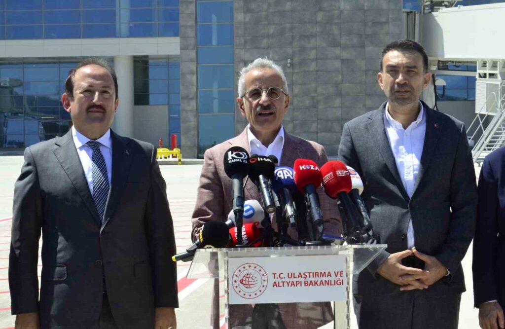 Minister Uraloğlu: “The official opening of our Çukurova International Airport will be on August 10.”