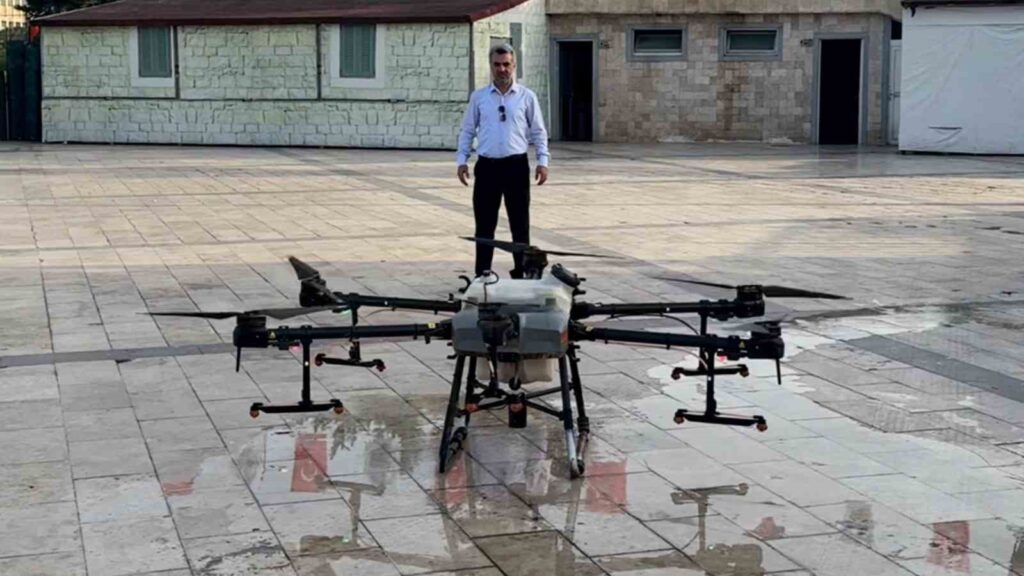 Tokat Municipality fights against increasing mosquitoes in summer with drones