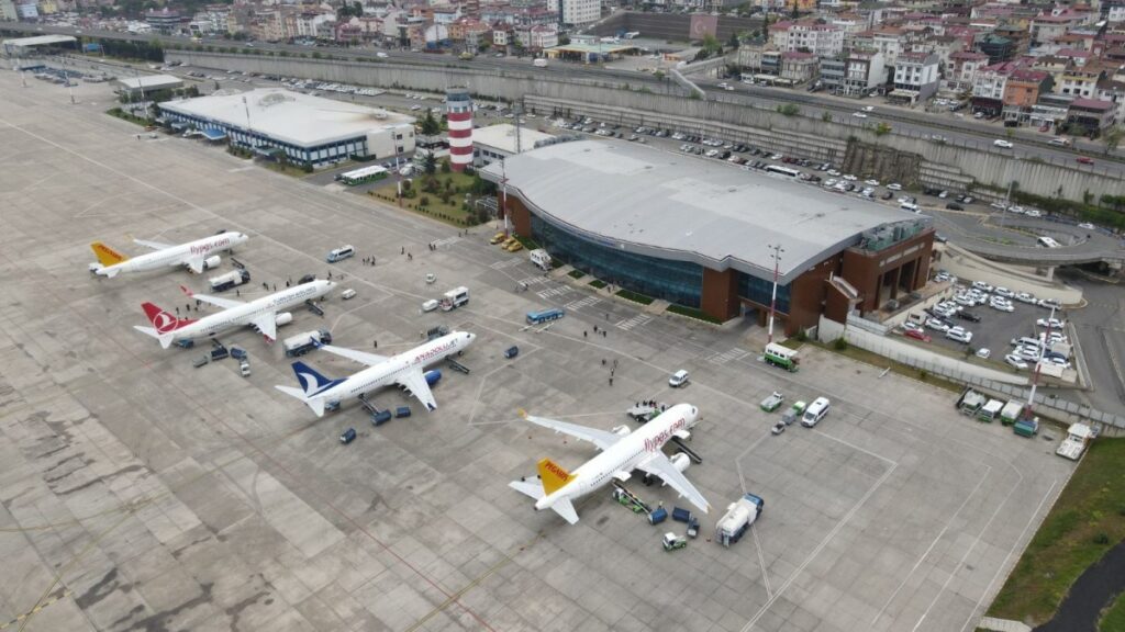 Trabzon Airport was used by more than 1.5 million passengers in the first 6 months of 2024.