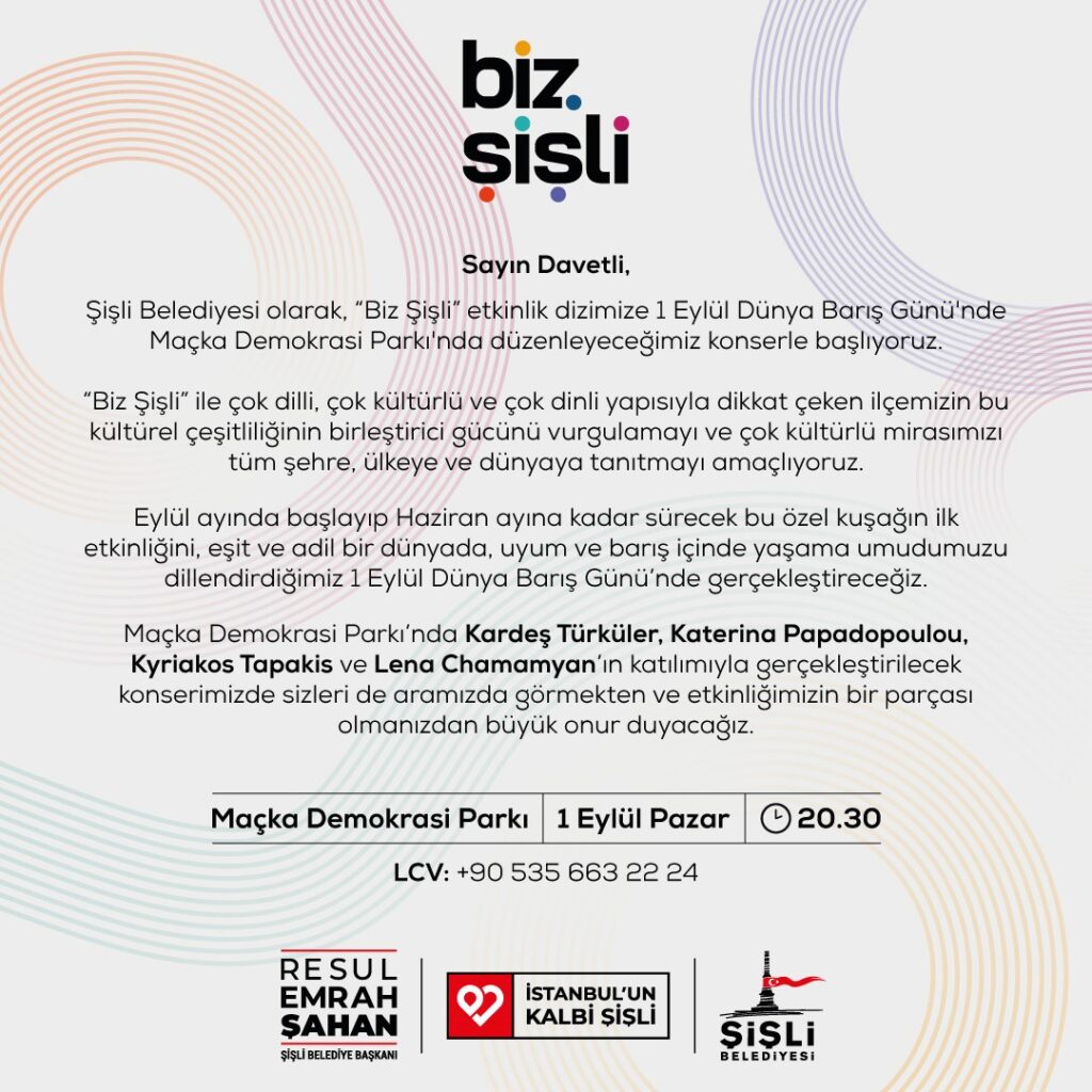 In every field of art in Şişli: ‘We are Şişli’ begins.