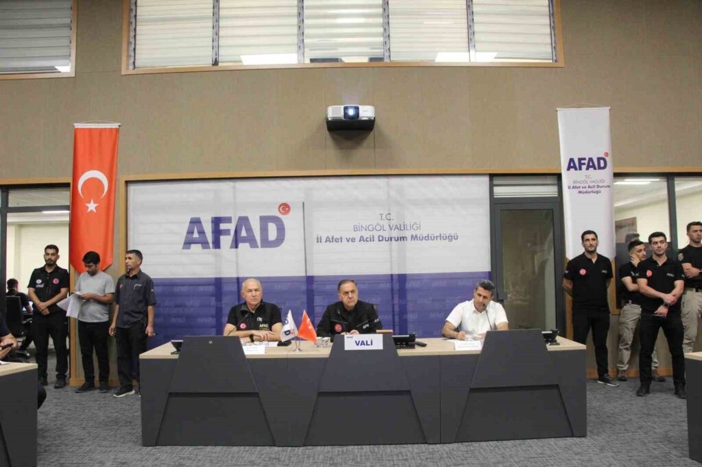 Regional drills have started for a possible earthquake of magnitude 7 in Bingöl.