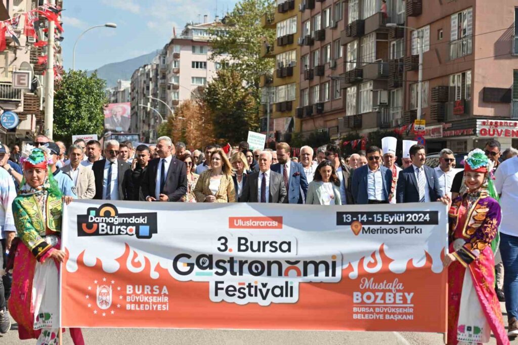 The Bursa Gastronomy Festival has started.