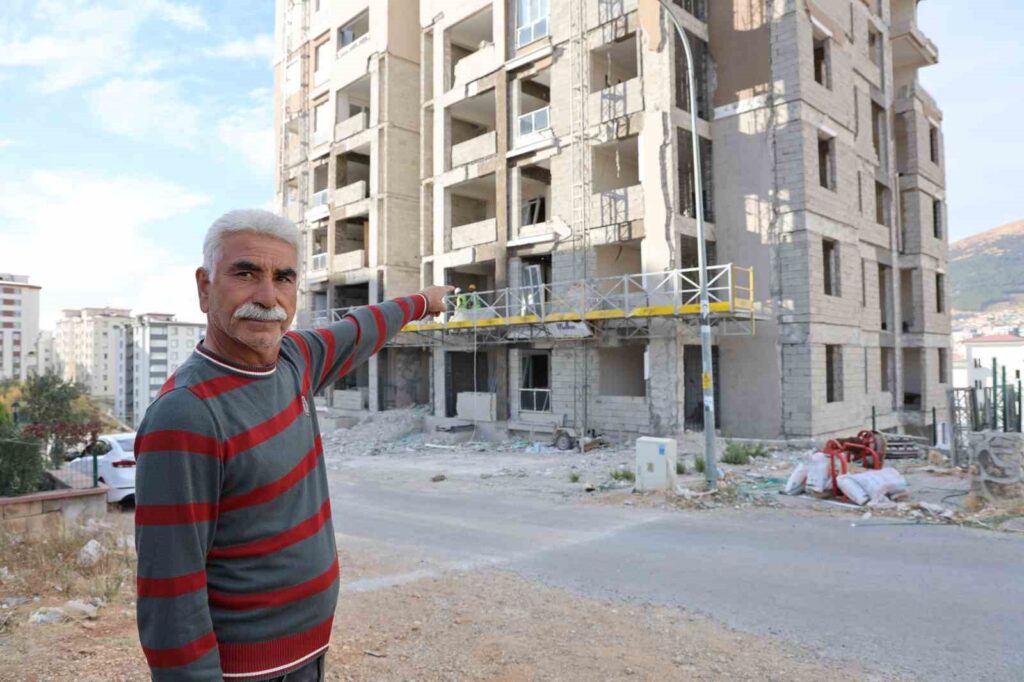 Strengthening works have started for moderately damaged houses in Kahramanmaraş.