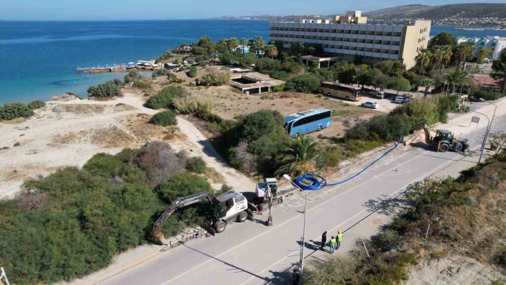The 30-year water problem of Çeşme is being fundamentally solved.