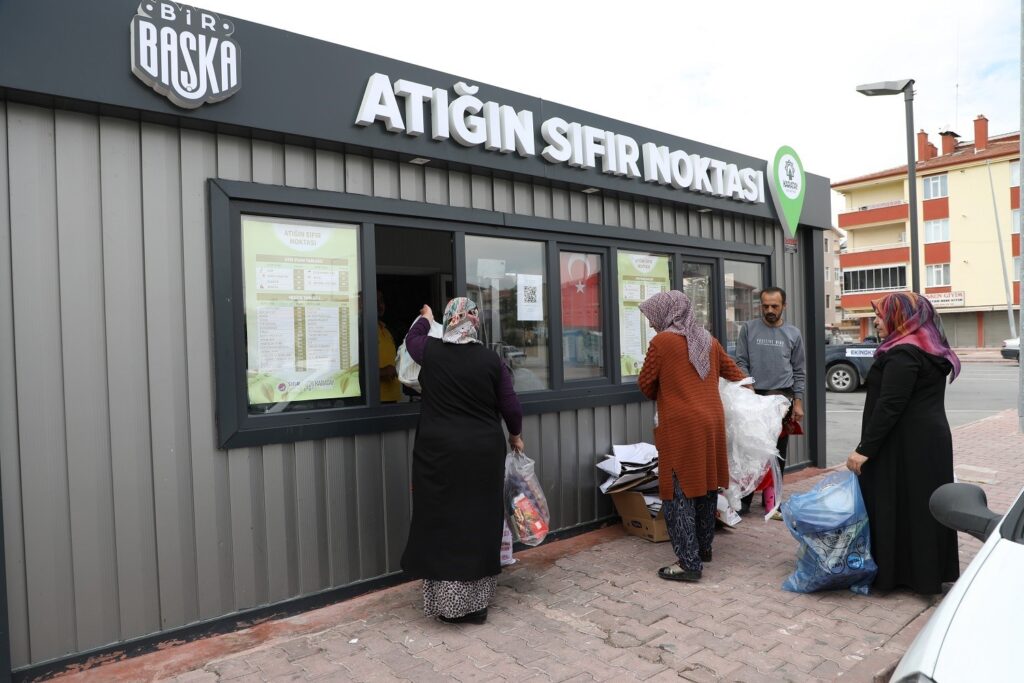 The goal with “Zero Waste Point” is zero waste in Karatay.