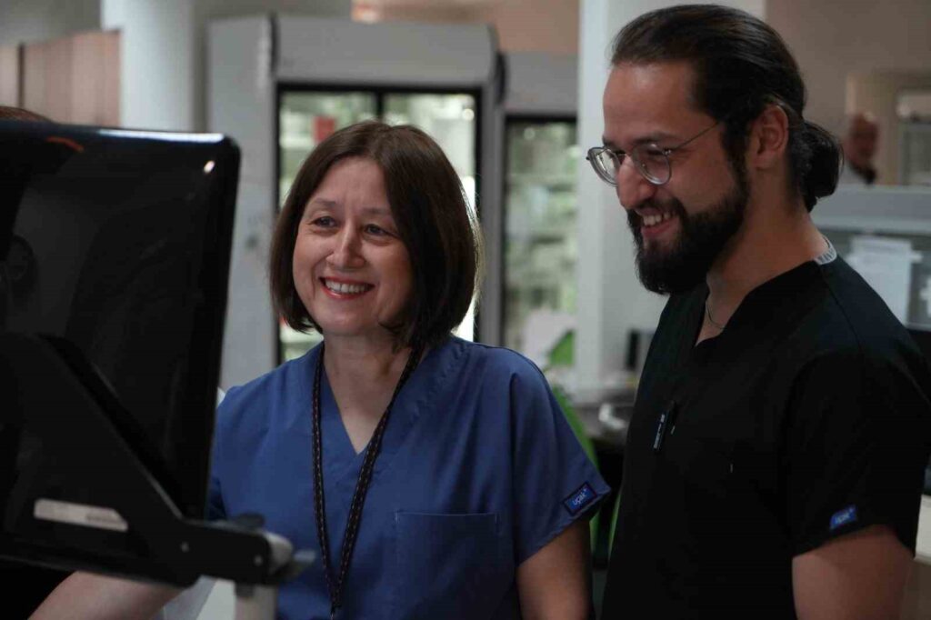 The nurse was assigned as a doctor next to her mother.